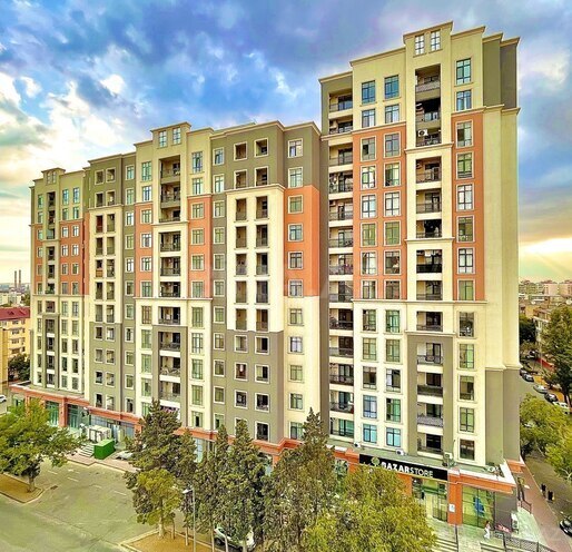 Satılır 3 otaqlı yeni tikili 101 m², Qara Qarayev m., photo 1 from 19
