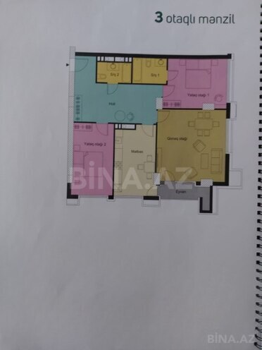 Satılır 3 otaqlı yeni tikili 128 m², Şah İsmayıl Xətai m., photo 24 from 29