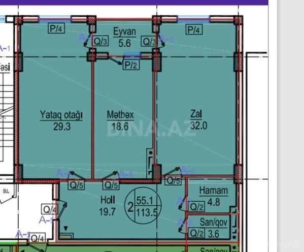 Satılır 2 otaqlı yeni tikili 113.5 m², Nəriman Nərimanov m., photo 4 from 9