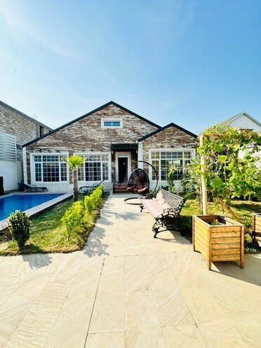 İcarəyə verilir 4 otaqlı həyət evi/bağ evi 200 m², Mərdəkan q., photo 1 from 17