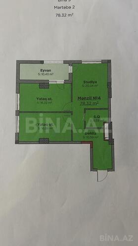 Продаётся 2-комн. новостройка 78.3 м², Ясамальский р., photo 5 from 18