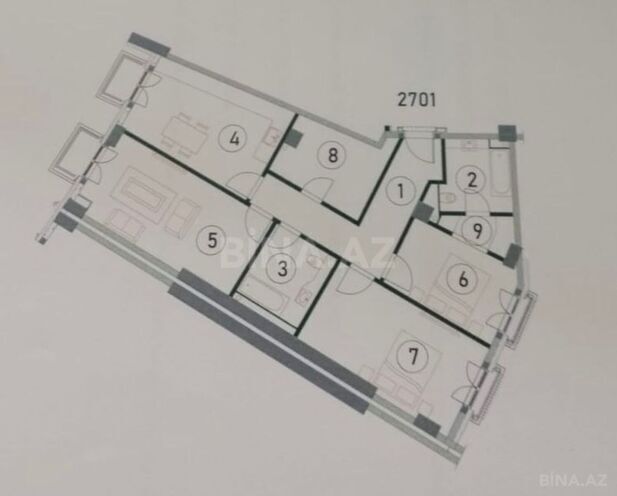 Satılır 3 otaqlı yeni tikili 113 m², Ağ şəhər q., photo 4 from 18