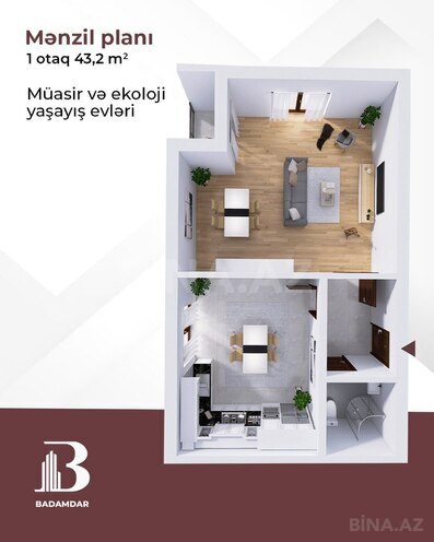 Продаётся 3-комн. новостройка 82.2 м², пос. Бадамдар, photo 9 from 17