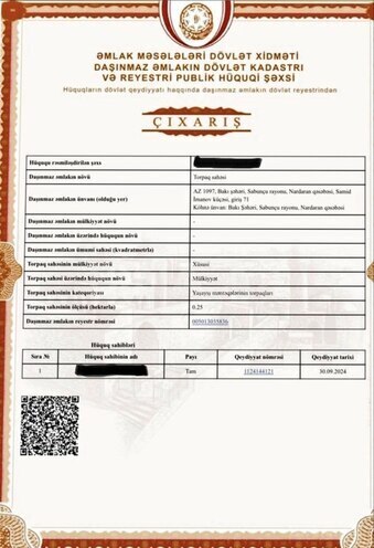 Продаётся  участок 25 сот, пос. Нардаран, photo 5 from 7