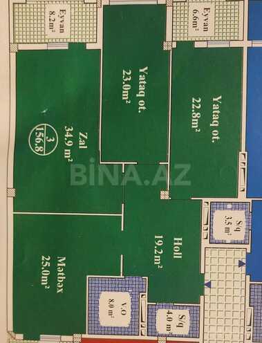 Satılır 3 otaqlı yeni tikili 156 m², Nərimanov r., photo 6 from 7