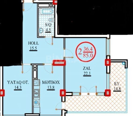 Продаётся 2-комн. новостройка 85 м², пос. Шихов , photo 14 from 21