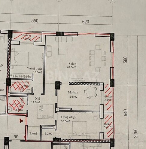 Satılır 3 otaqlı yeni tikili 131 m², Yasamal r., photo 12 from 13