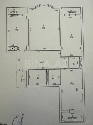Satılır 4 otaqlı yeni tikili 156 m², Elmlər Akademiyası m., photo 5 from 11