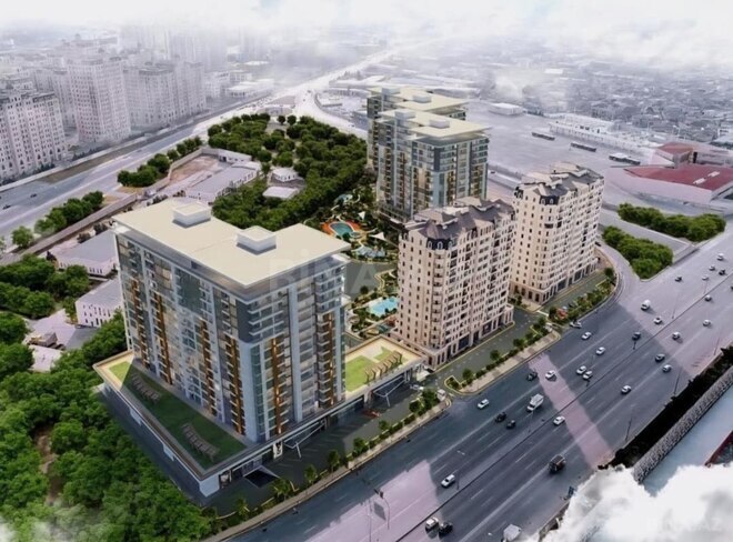 Продаётся 2-комн. новостройка 110 м², м. Кероглу, photo 1 from 19