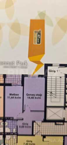 Satılır 2 otaqlı yeni tikili 48 m², Aşağı Güzdək q., photo 8 from 9