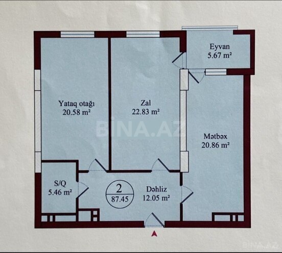Продаётся 2-комн. новостройка 88 м², Наримановский  р., photo 6 from 19