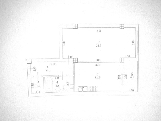 Продаётся 2-комн. новостройка 51 м², пос. Масазыр, photo 13 from 14