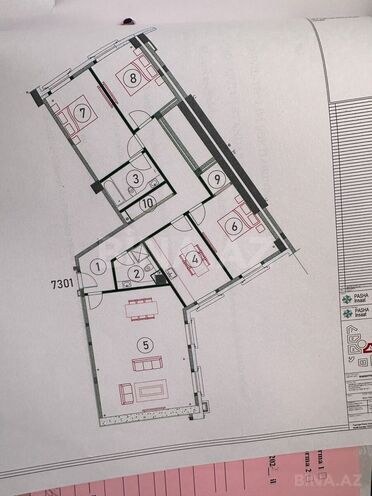 Продаётся 4-комн. новостройка 152 м², м. Шах Исмаил Хатаи, photo 4 from 9