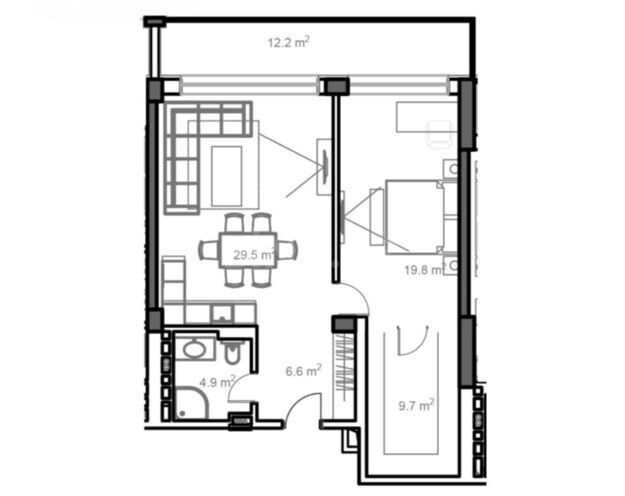 Satılır 2 otaqlı yeni tikili 97.5 m², Sea Breeze q., photo 6 from 7