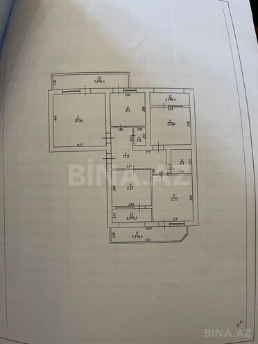 Satılır 4 otaqlı köhnə tikili 130 m², Şah İsmayıl Xətai m., photo 17 from 18