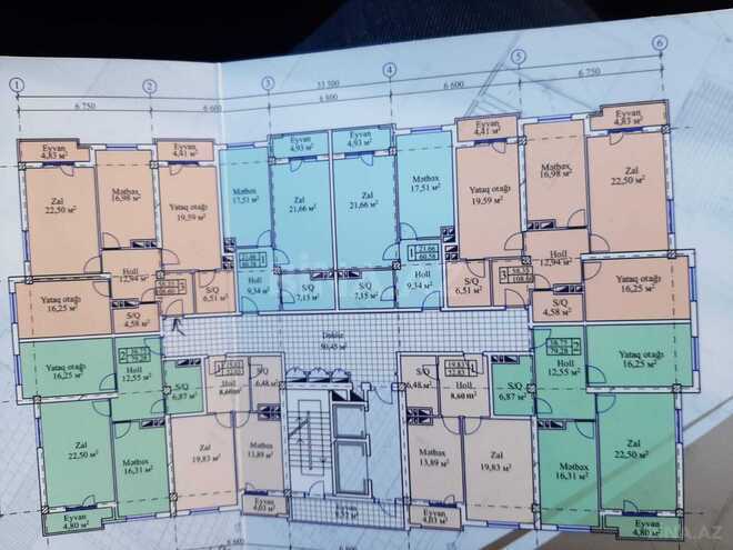 Satılır 3 otaqlı yeni tikili 109 m², Qara Qarayev m., photo 19 from 20