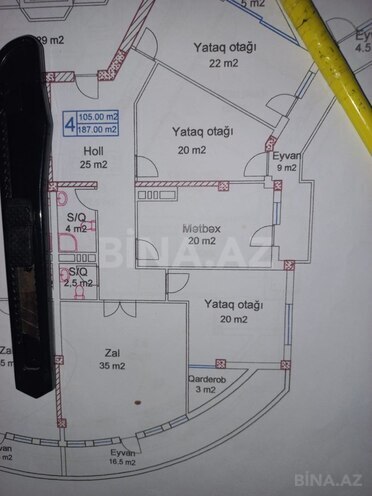 Satılır 4 otaqlı yeni tikili 187 m², Elmlər Akademiyası m., photo 14 from 16