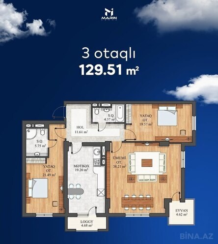 Продаётся 3-комн. новостройка 129.5 м², пос. Ази Асланова, photo 11 from 25