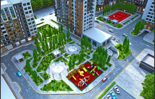 Продаётся 3-комн. новостройка 139 м², м. Нефтчиляр, photo 6 from 9