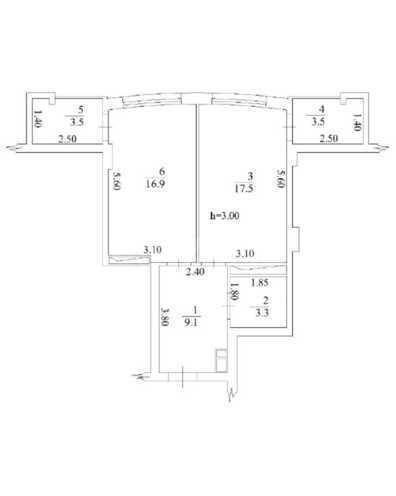 Продаётся 1-комн. новостройка 55 м², photo 4 from 12