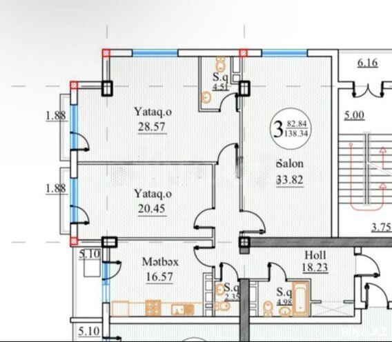 Продаётся 3-комн. новостройка 138.4 м², м. 28 мая, photo 4 from 7