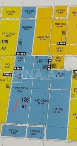 Продаётся 3-комн. новостройка 126 м², м. Нефтчиляр, photo 3 from 8