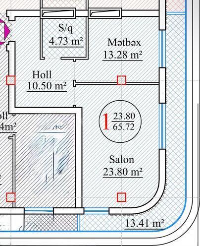 Satılır 2 otaqlı yeni tikili 65.7 m², Nəsimi r., photo 5 from 9