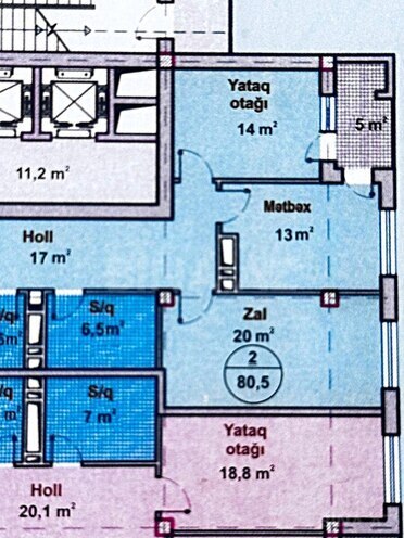 Продаётся 2-комн. новостройка 82.5 м², м. Ази Асланов, photo 3 from 11