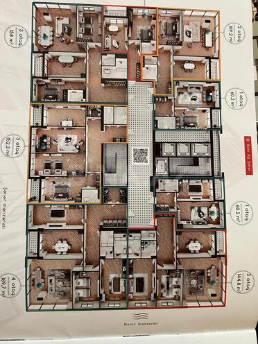 Продаётся 2-комн. новостройка 60 м², м. Шах Исмаил Хатаи, photo 8 from 12