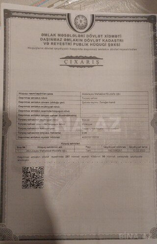 Satılır  torpaq 6 sot, photo 6 from 7