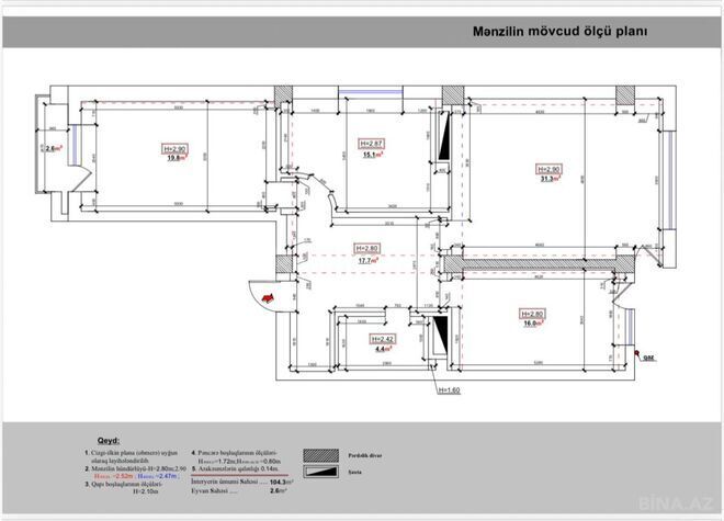 Продаётся 3-комн. новостройка 110 м², Сабаильский р., photo 9 from 10