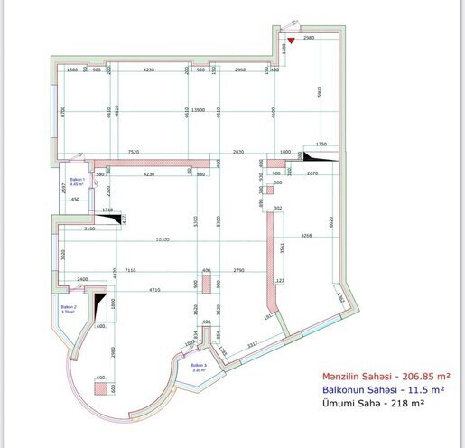 Продаётся 5-комн. новостройка 218 м², м. Гянджлик, photo 7 from 8