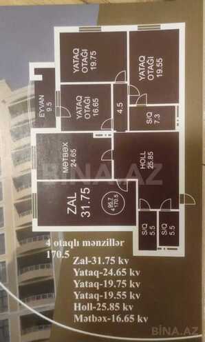 Продаётся 4-комн. новостройка 170 м², м. Гянджлик, photo 4 from 8