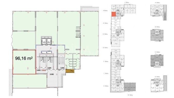 Satılır  obyekt 96.2 m², 20 Yanvar m., photo 14 from 15