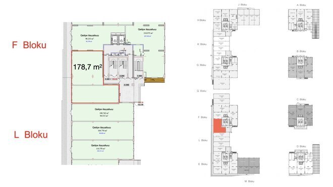 Satılır  obyekt 178.7 m², 20 Yanvar m., photo 14 from 15