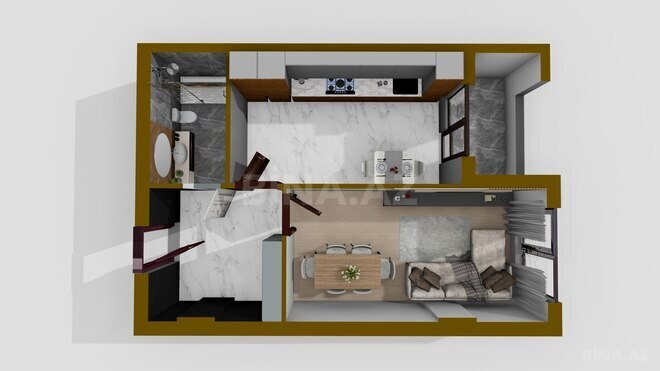 Продаётся 2-комн. новостройка 74 м², пос. Масазыр, photo 6 from 9