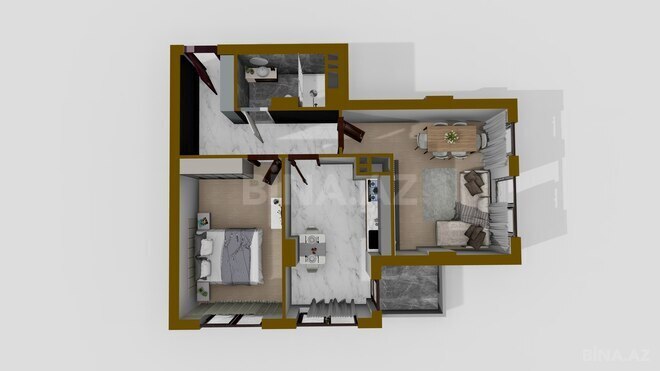 Продаётся 2-комн. новостройка 74 м², пос. Масазыр, photo 7 from 9