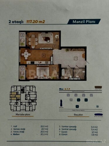 Satılır 3 otaqlı yeni tikili 117.5 m², Koroğlu m., photo 7 from 13