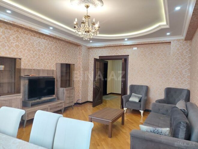 İcarəyə verilir 3 otaqlı yeni tikili 130 m², Nizami m., photo 4 from 16