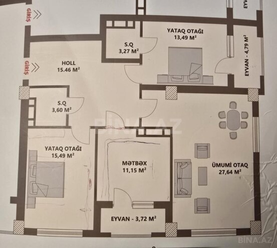 Продаётся 3-комн. новостройка 98 м², м. Дернегюль, photo 4 from 19