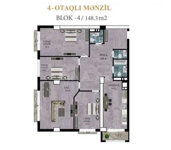 Продаётся 4-комн. новостройка 148.3 м², м. 28 мая, photo 3 from 17