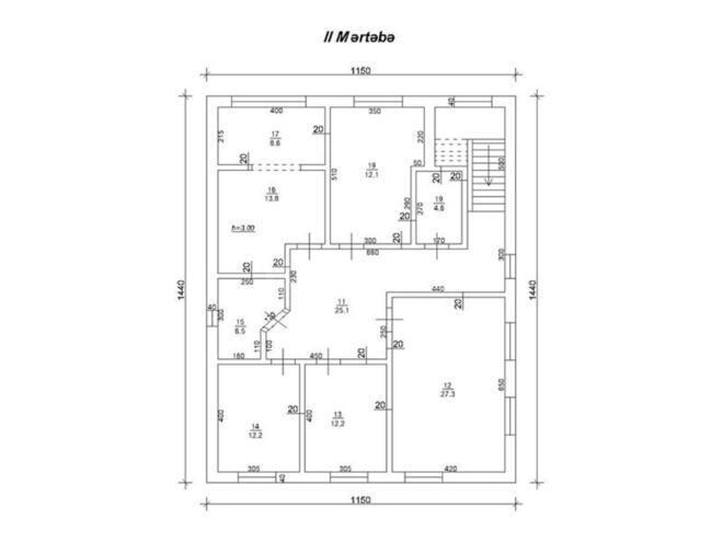 Satılır 4 otaqlı həyət evi/bağ evi 240 m², photo 27 from 29