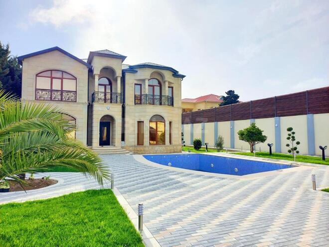 Satılır 7 otaqlı həyət evi/bağ evi 352 m², Mərdəkan q., photo 1 from 32