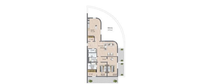 Satılır 3 otaqlı yeni tikili 290.5 m², Nardaran q., photo 10 from 11
