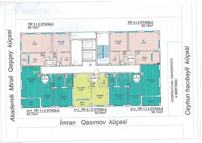 Продаётся 2-комн. новостройка 86.1 м², Насиминский  р., photo 6 from 7