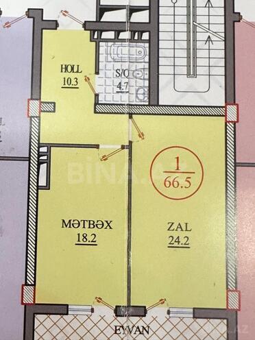 Продаётся 1-комн. новостройка 67 м², Сураханский  р., photo 1 from 8