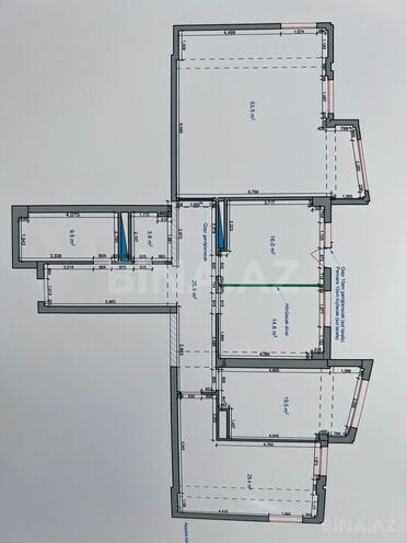 Satılır 4 otaqlı yeni tikili 177 m², Yasamal r., photo 9 from 11