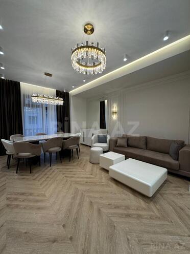 İcarəyə verilir 3 otaqlı yeni tikili 129 m², Ağ şəhər q., photo 1 from 29