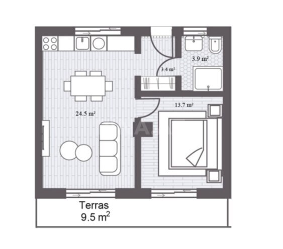 Satılır 2 otaqlı yeni tikili 63.9 m², Sea Breeze q., photo 3 from 11