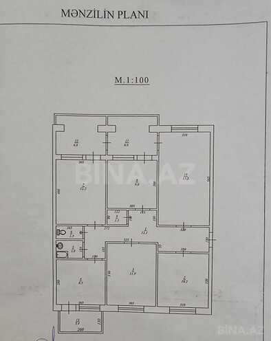 Satılır 5 otaqlı köhnə tikili 122 m², Azadlıq Prospekti m., photo 12 from 13